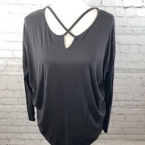 🖤✨ Francesca’s Black Top - Size Small - Very Soft - Long Sleeved